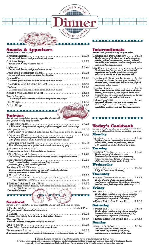 Dinner at Jeffery's Restaurant - Santa Cruz, California